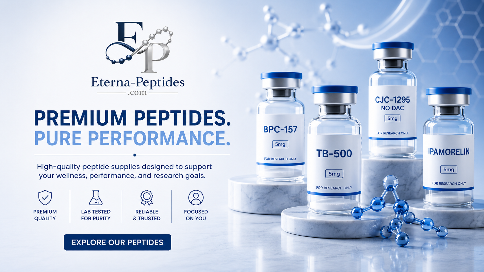 Premium Peptides. Pure Performance. — Eterna Peptides